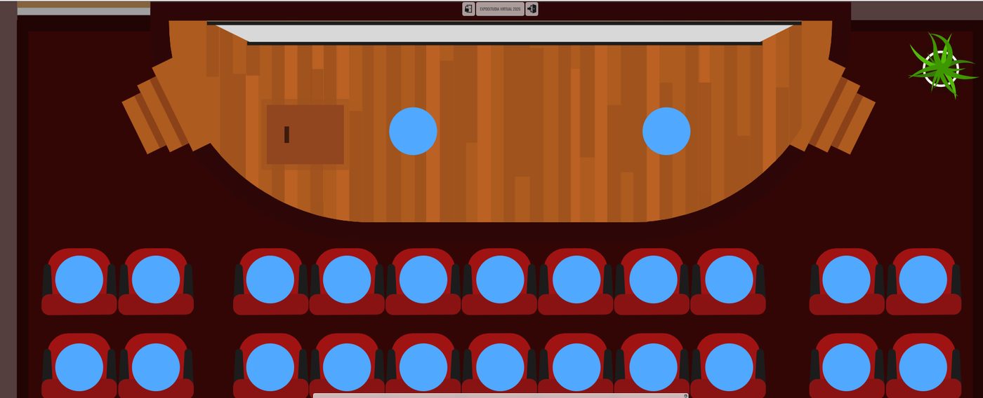 Virtual auditorium for live presentations